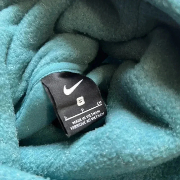 Nike Fleece Turtleneck Sweatshirt green size small - Picture 4 of 6